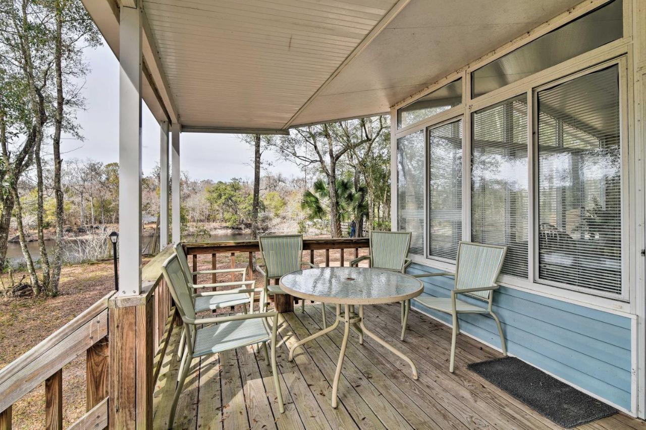 Fishing Paradise With Deck On Suwannee River Branford Exterior photo